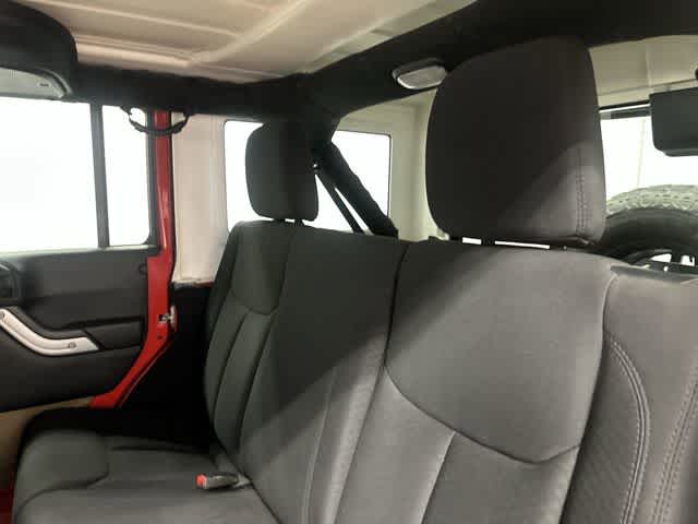 2017 Jeep Wrangler Unlimited Sahara Firecracker Red Clearcoat at Lexus of Clear Lake