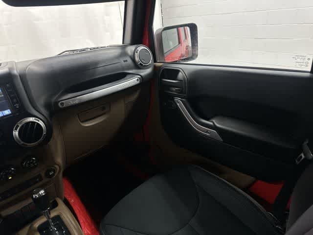 2017 Jeep Wrangler Unlimited Sahara Firecracker Red Clearcoat at Lexus of Clear Lake