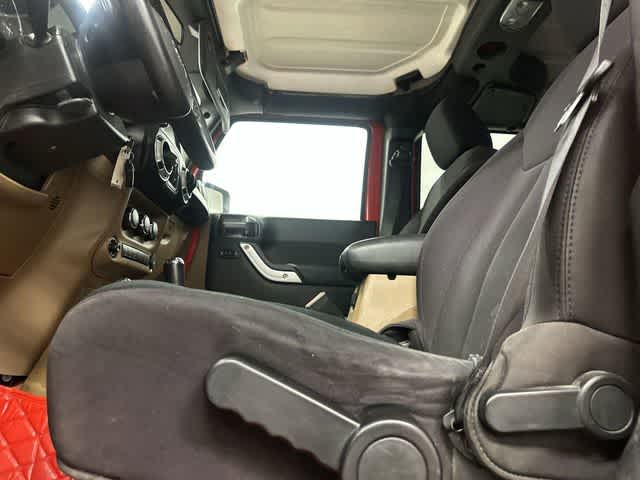 2017 Jeep Wrangler Unlimited Sahara Firecracker Red Clearcoat at Lexus of Clear Lake