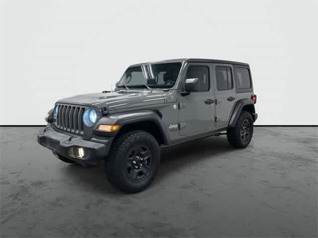 2020 Jeep Wrangler Unlimited Sport Sting-Gray Clearcoat at Sterling McCall Lexus