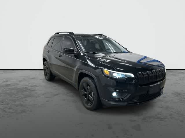 2019 Jeep Cherokee Altitude Diamond Black Crystal Pearlcoat at AutoNation USA Katy