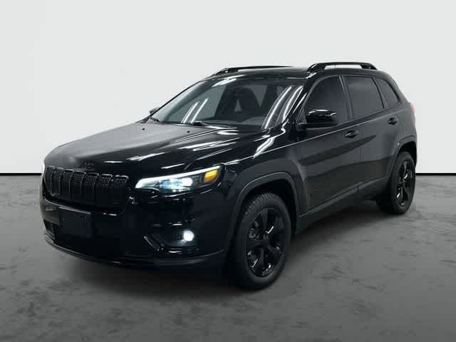2019 Jeep Cherokee Altitude Diamond Black Crystal Pearlcoat at AutoNation USA Katy