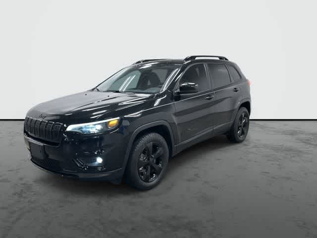 2019 Jeep Cherokee Altitude Diamond Black Crystal Pearlcoat at AutoNation USA Katy