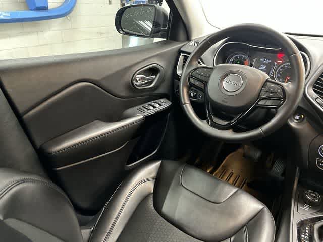 2019 Jeep Cherokee Altitude Diamond Black Crystal Pearlcoat at AutoNation USA Katy