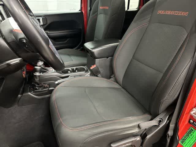 2021 Jeep Gladiator Rubicon Firecracker Red Clearcoat at AutoNation Toyota Gulf Fwy