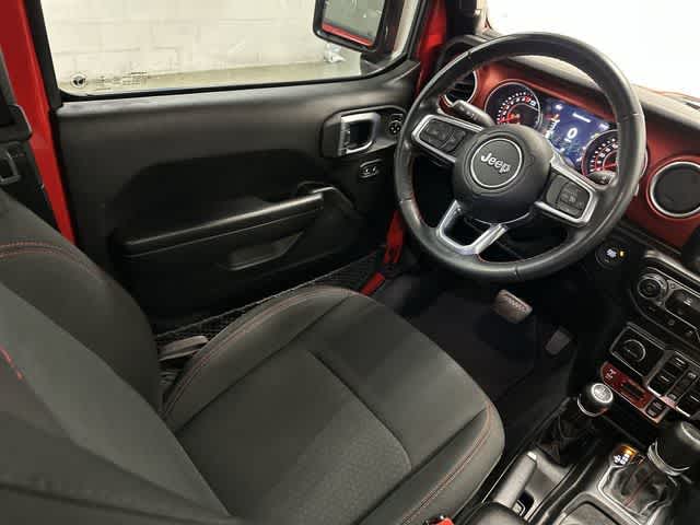 2021 Jeep Gladiator Rubicon Firecracker Red Clearcoat at AutoNation Toyota Gulf Fwy