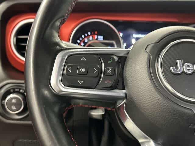 2021 Jeep Gladiator Rubicon Firecracker Red Clearcoat at AutoNation Toyota Gulf Fwy