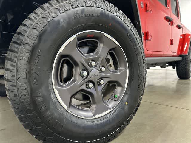 2021 Jeep Gladiator Rubicon Firecracker Red Clearcoat at AutoNation Toyota Gulf Fwy