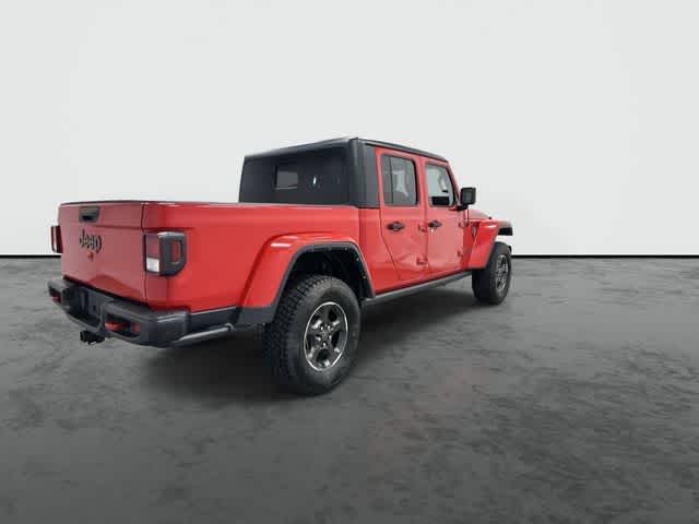 2021 Jeep Gladiator Rubicon Firecracker Red Clearcoat at AutoNation Toyota Gulf Fwy