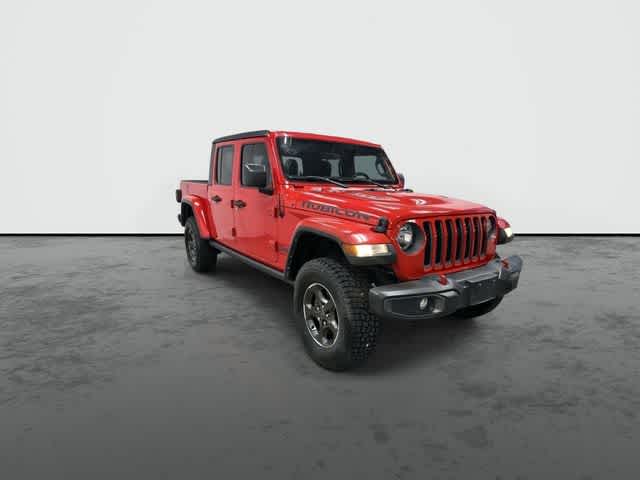2021 Jeep Gladiator Rubicon Firecracker Red Clearcoat at AutoNation Toyota Gulf Fwy