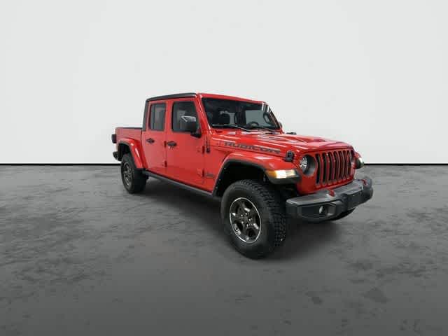2021 Jeep Gladiator Rubicon Firecracker Red Clearcoat at AutoNation Toyota Gulf Fwy