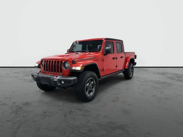 2021 Jeep Gladiator Rubicon Firecracker Red Clearcoat at AutoNation Toyota Gulf Fwy