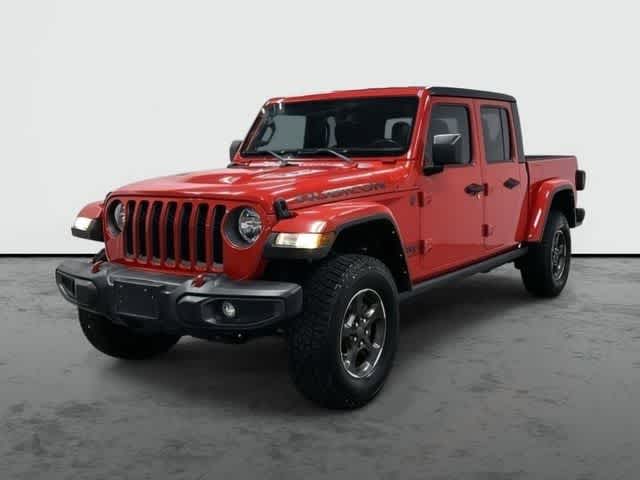 2021 Jeep Gladiator Rubicon Firecracker Red Clearcoat at AutoNation Toyota Gulf Fwy