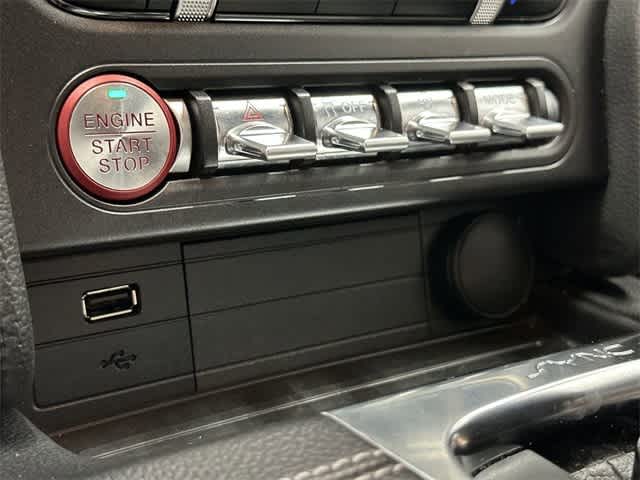 2023 Ford Mustang EcoBoost Premium Rapid Red Metallic Tinted Clearcoat at Mac Haik Ford