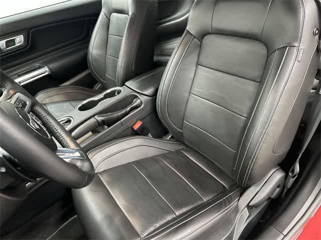 2023 Ford Mustang EcoBoost Premium Rapid Red Metallic Tinted Clearcoat at Mac Haik Ford