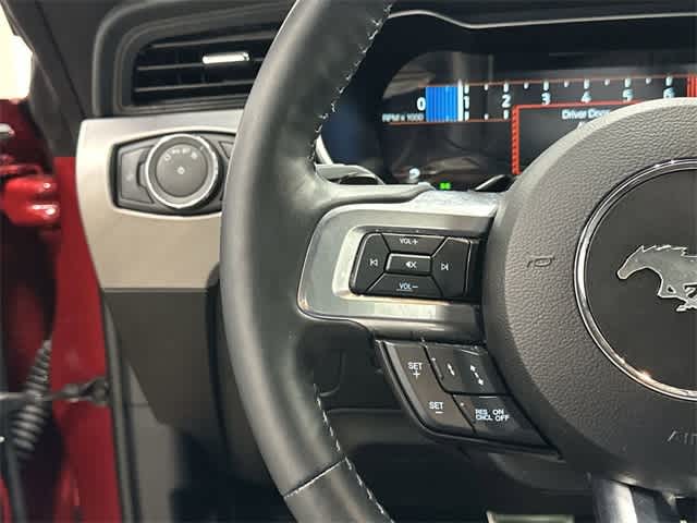 2023 Ford Mustang EcoBoost Premium Rapid Red Metallic Tinted Clearcoat at Mac Haik Ford