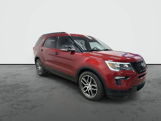 2018 Ford Explorer Sport Ruby Red Metallic Tinted Clearcoat at AutoNation USA Houston