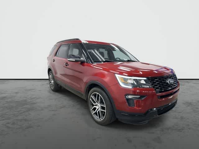 2018 Ford Explorer Sport Ruby Red Metallic Tinted Clearcoat at AutoNation USA Houston