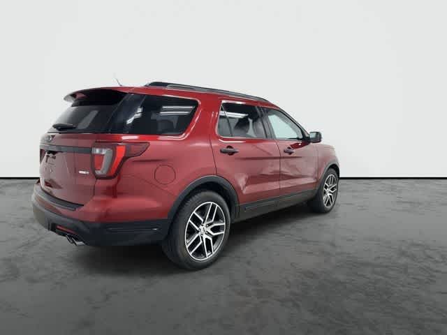 2018 Ford Explorer Sport Ruby Red Metallic Tinted Clearcoat at AutoNation USA Houston