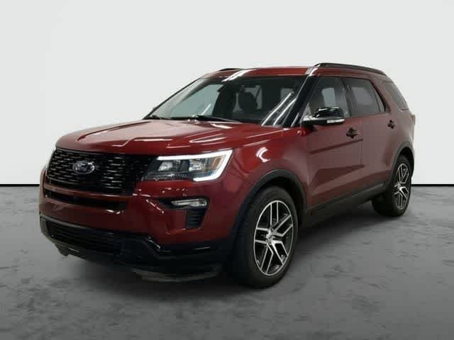 2018 Ford Explorer Sport Ruby Red Metallic Tinted Clearcoat at AutoNation USA Houston