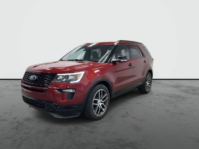 2018 Ford Explorer Sport Ruby Red Metallic Tinted Clearcoat at AutoNation USA Houston