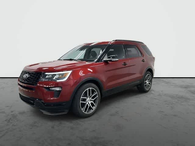 2018 Ford Explorer Sport Ruby Red Metallic Tinted Clearcoat at AutoNation USA Houston