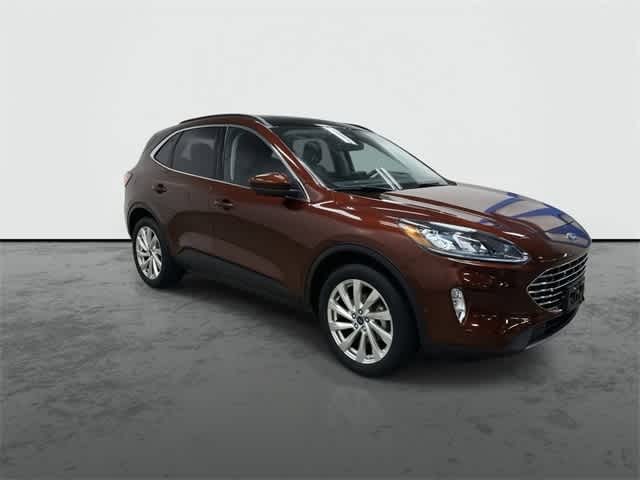 2021 Ford Escape Titanium Hybrid Bronze Fire Metallic at Friendly Ford Crosby