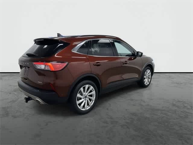 2021 Ford Escape Titanium Hybrid Bronze Fire Metallic at Friendly Ford Crosby