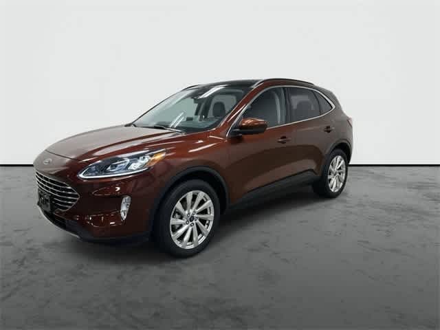 2021 Ford Escape Titanium Hybrid Bronze Fire Metallic at Friendly Ford Crosby