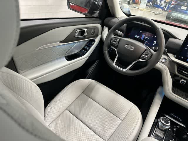 2025 Ford Explorer Platinum Rapid Red Metallic Tinted Clearcoat at HGreg Houston