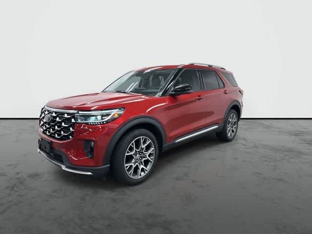 2025 Ford Explorer Platinum Rapid Red Metallic Tinted Clearcoat at HGreg Houston