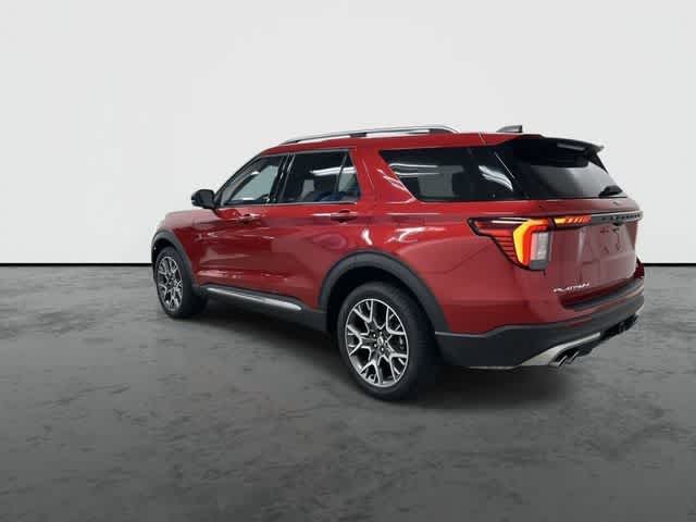 2025 Ford Explorer Platinum Rapid Red Metallic Tinted Clearcoat at HGreg Houston