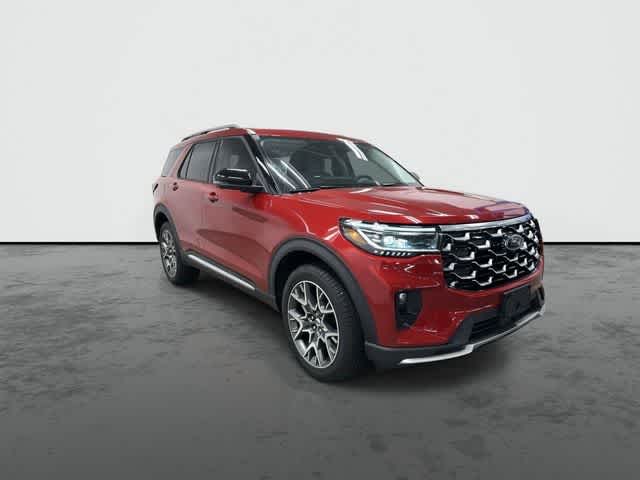 2025 Ford Explorer Platinum Rapid Red Metallic Tinted Clearcoat at HGreg Houston