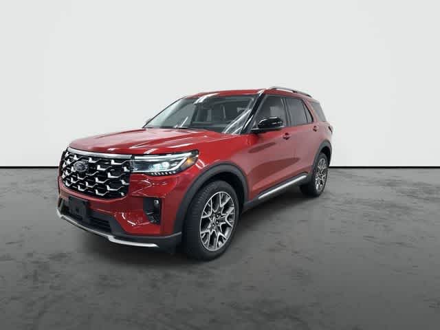 2025 Ford Explorer Platinum Rapid Red Metallic Tinted Clearcoat at HGreg Houston