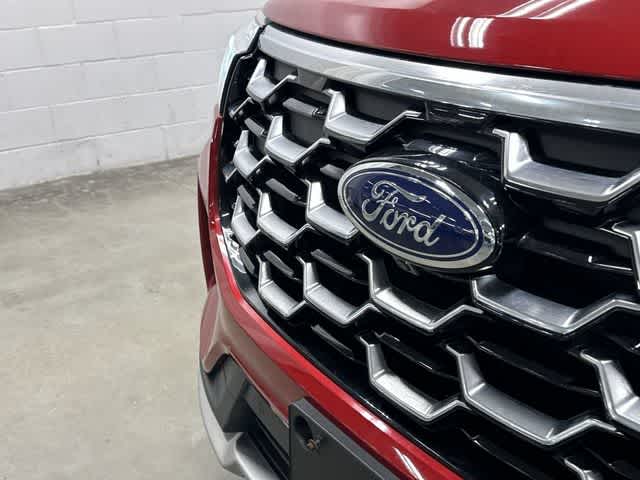 2025 Ford Explorer Platinum Rapid Red Metallic Tinted Clearcoat at HGreg Houston