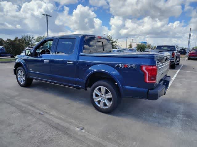 2015 Ford F-150 Platinum Blue Jeans Metallic at Tomball Ford