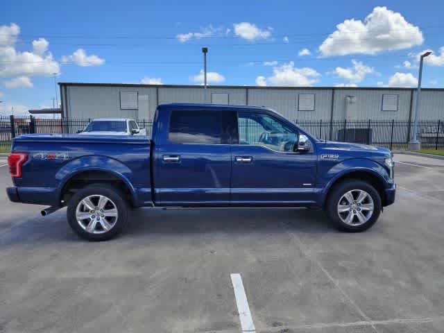 2015 Ford F-150 Platinum Blue Jeans Metallic at Tomball Ford