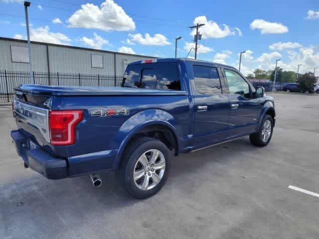2015 Ford F-150 Platinum Blue Jeans Metallic at Tomball Ford
