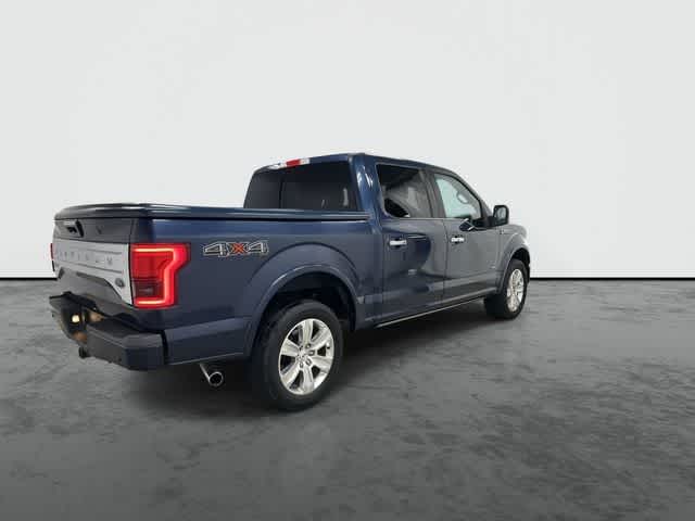 2015 Ford F-150 Platinum Blue Jeans Metallic at Tomball Ford