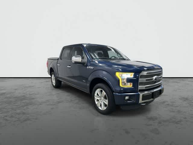 2015 Ford F-150 Platinum Blue Jeans Metallic at Tomball Ford