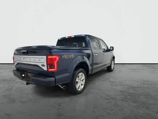2015 Ford F-150 Platinum Blue Jeans Metallic at Tomball Ford