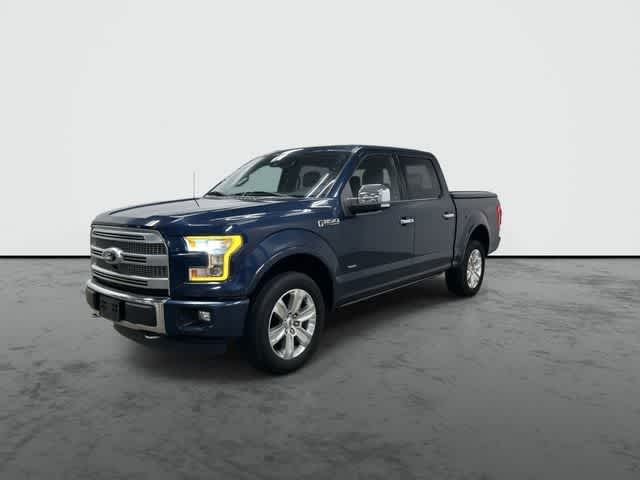 2015 Ford F-150 Platinum Blue Jeans Metallic at Tomball Ford