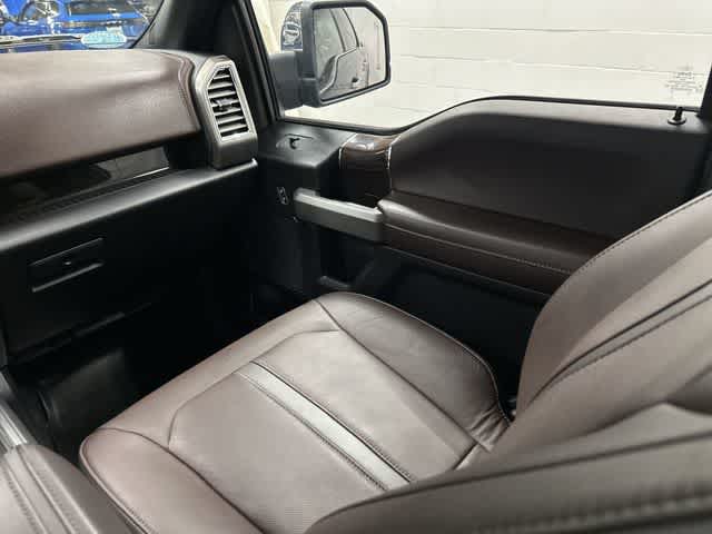 2015 Ford F-150 Platinum Blue Jeans Metallic at Tomball Ford