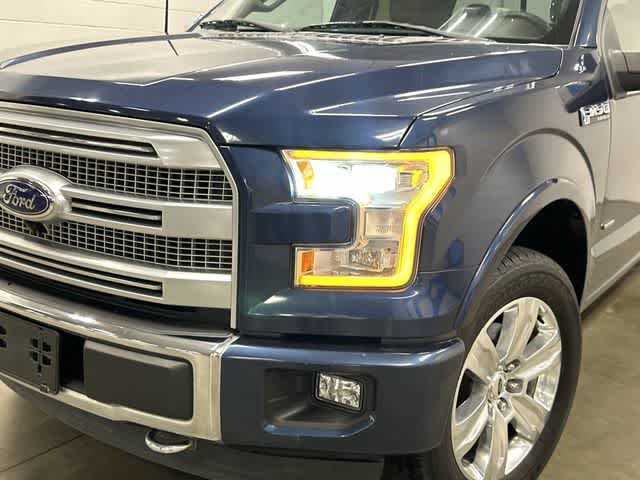 2015 Ford F-150 Platinum Blue Jeans Metallic at Tomball Ford