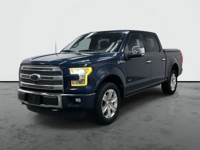 2015 Ford F-150 Platinum Blue Jeans Metallic at Tomball Ford