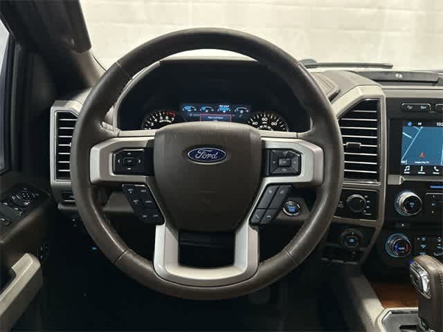 2018 Ford F-150 King Ranch Ruby Red Metallic Tinted Clearcoat/Stone Gray at Mac Haik Ford