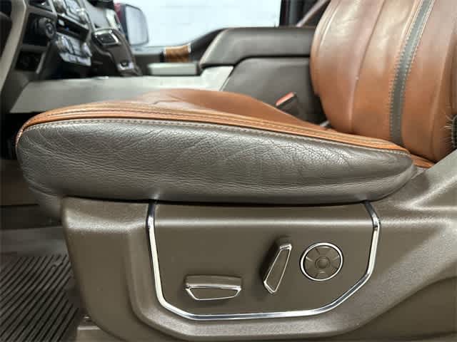 2018 Ford F-150 King Ranch Ruby Red Metallic Tinted Clearcoat/Stone Gray at Mac Haik Ford