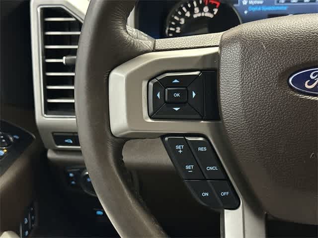 2018 Ford F-150 King Ranch Ruby Red Metallic Tinted Clearcoat/Stone Gray at Mac Haik Ford