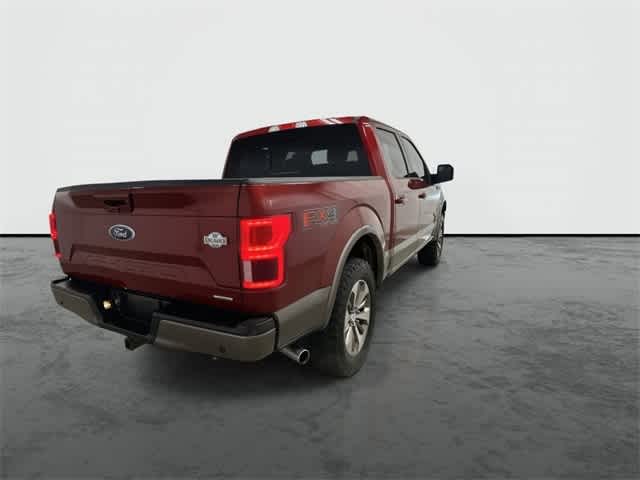 2018 Ford F-150 King Ranch Ruby Red Metallic Tinted Clearcoat/Stone Gray at Mac Haik Ford