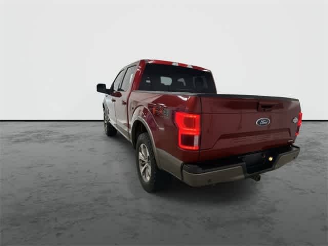 2018 Ford F-150 King Ranch Ruby Red Metallic Tinted Clearcoat/Stone Gray at Mac Haik Ford